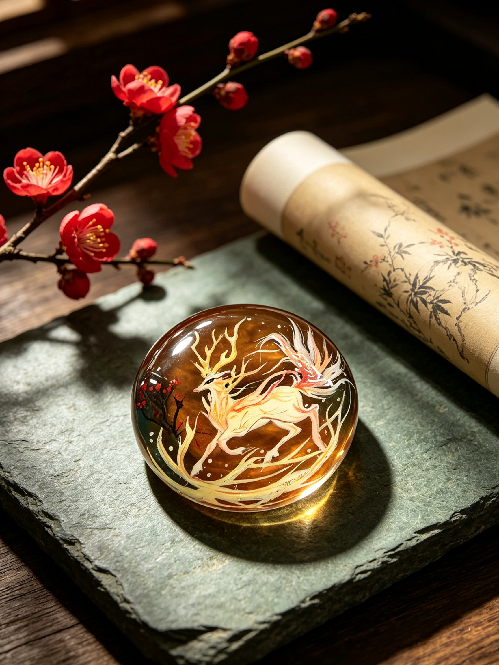 禅意一鹿暴富